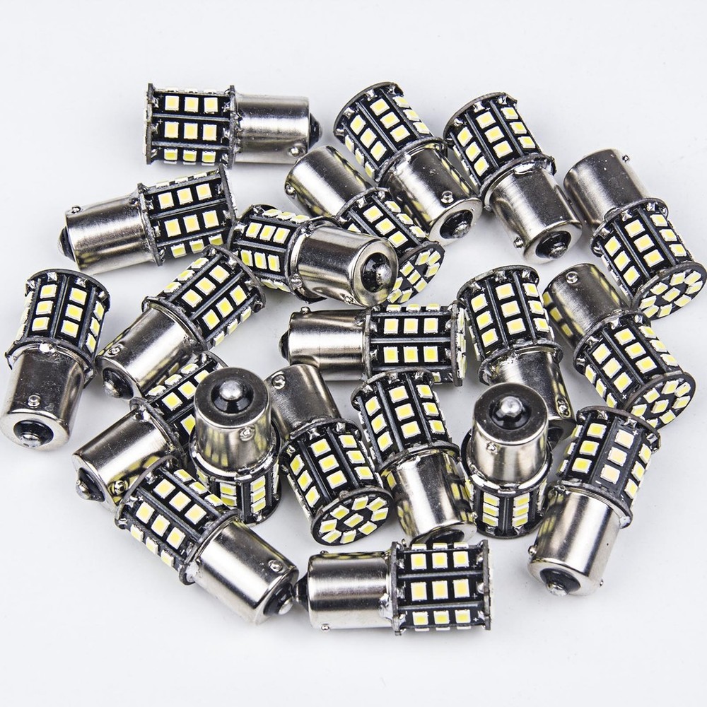 10x 1156 RV Trailer Car 33-SMD LED 1141 Interior Light Bulbs Super Bright White