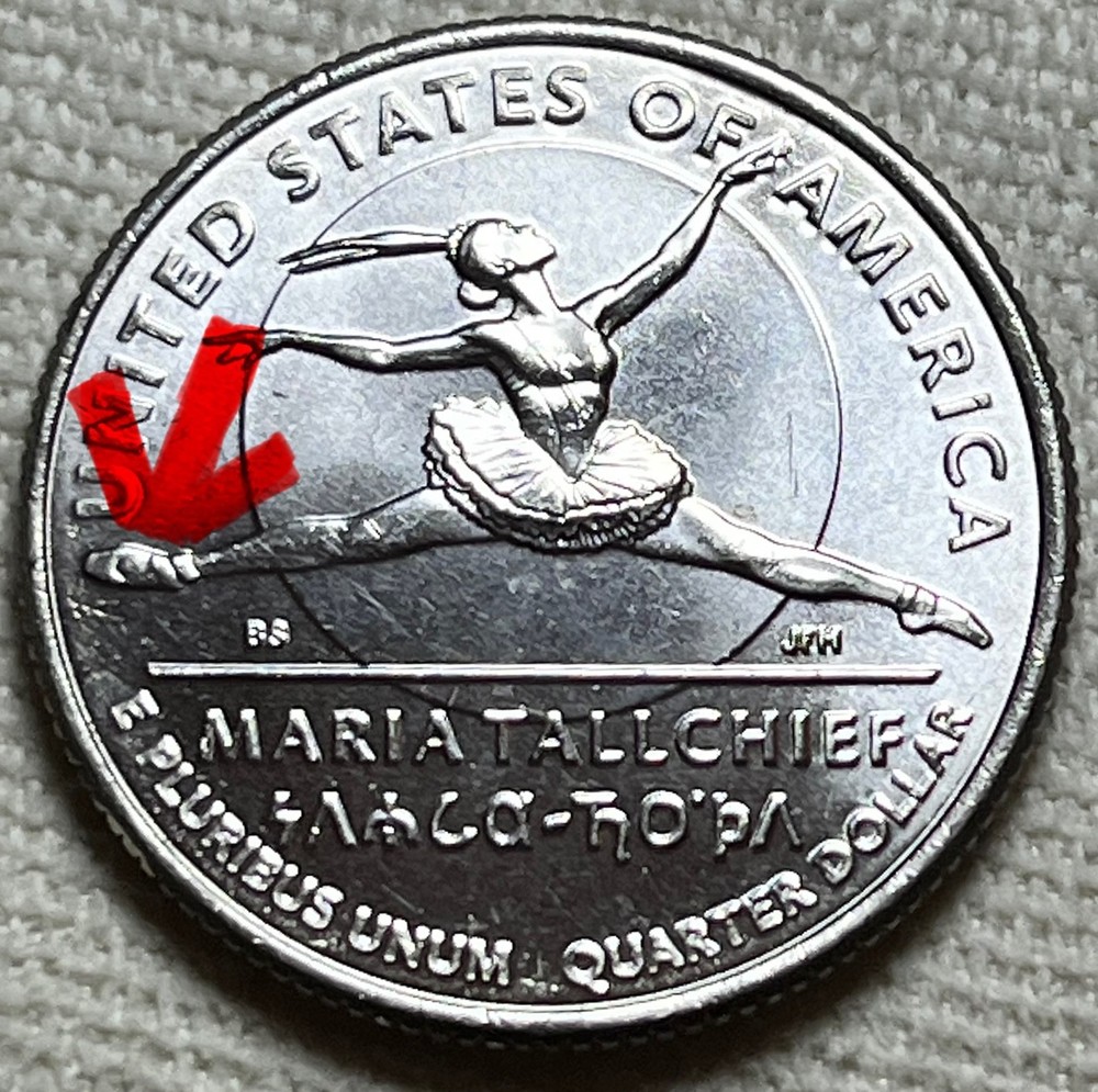 2023 D Qtr Errors 🔥DIE CHIP or DROP behindRight Foot🔥✝️COD✝️DDO DATE&”ICWT”