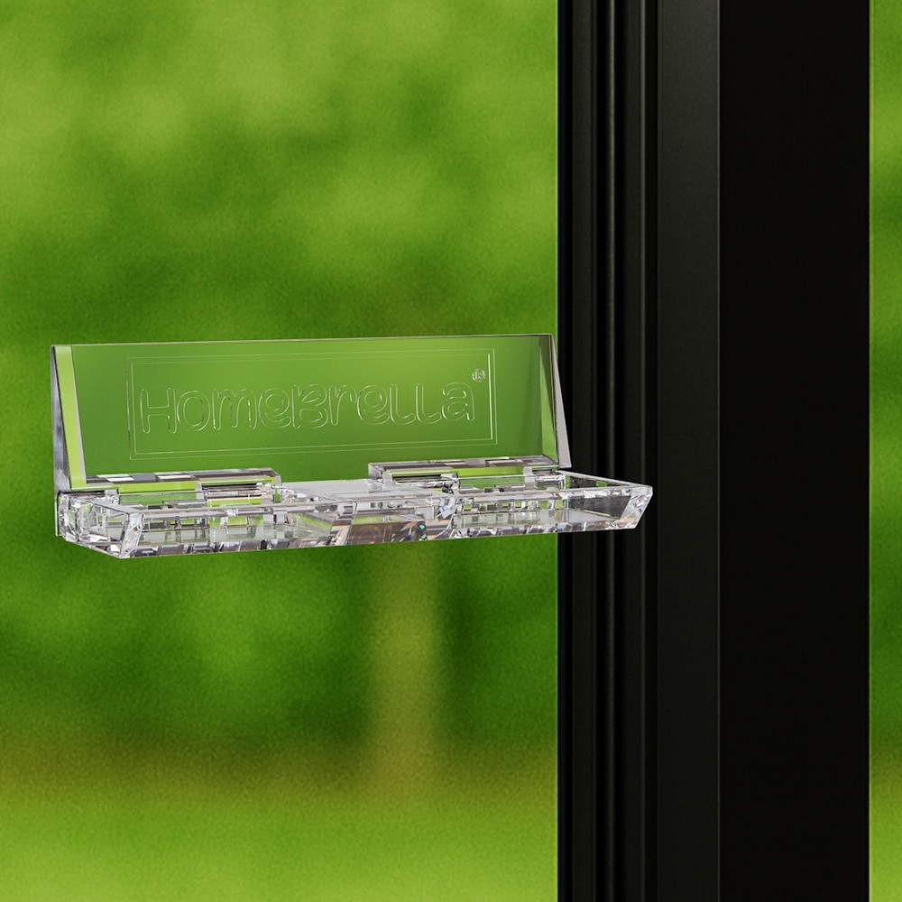 2-Pack Sliding Door Lock for Glass Doors & Windows - Transparent