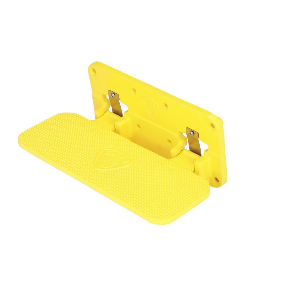 CARR 190007 Mega Step Flat Mount XP7 Yellow Powder Coat Single