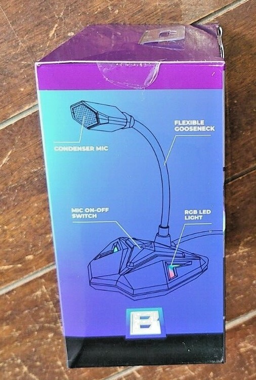 LED Gaming Microphone for PC (2020, Bugha) Free Shipping!