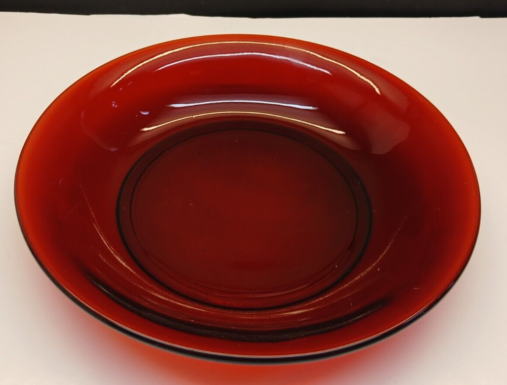 Vintage Anchor Hocking Royal Ruby R-1700 Pattern 7 1/2" Soup Bowl