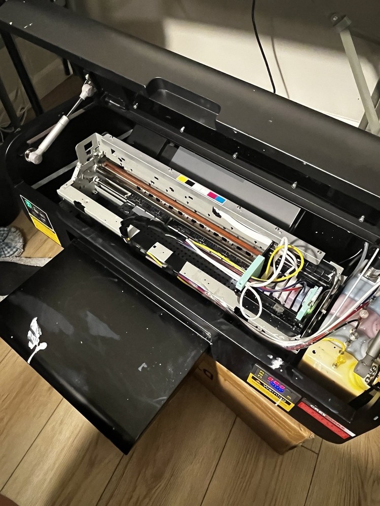 CREWORKS V720 Wide/Large Format Inkjet Printer with Roll Holder – DTF Ready