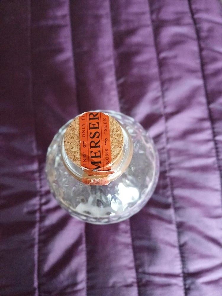 Merser Signature Rum Bottle ( Empty)