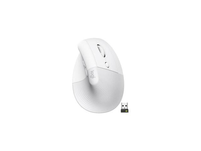 Logitech Lift Vertical Ergonomic Mouse Off White , Wireless, Bluetooth