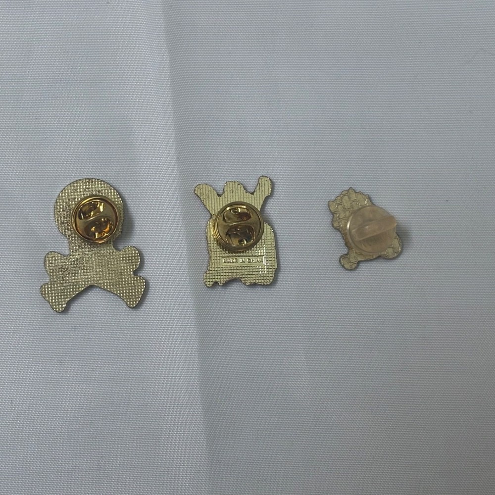 Biker Lapel Pin Set Of 3 Pins