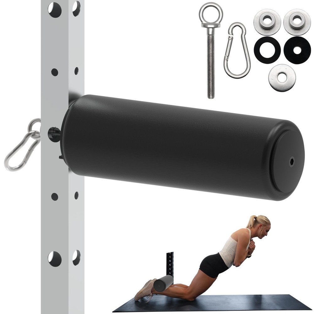 Nordic Hamstring Curl Attachment with Quick-Install, Premium Leather-Wrapped ...