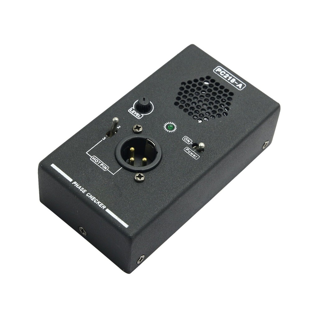 PC218 Phase Polarity Checker Detector Audio Speaker Microphone Sound Testing Kit