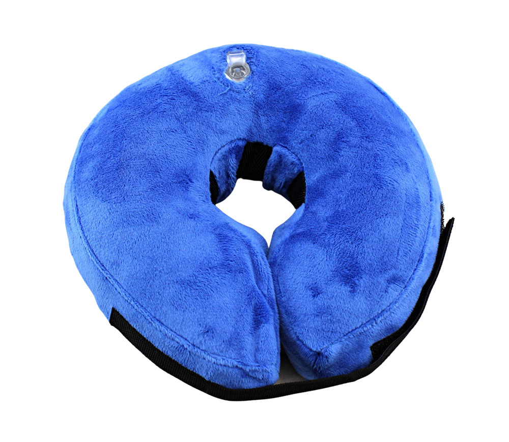 Comfortable & Adjustable Inflatable Pet Collar Alternative to Cone Shaped Large