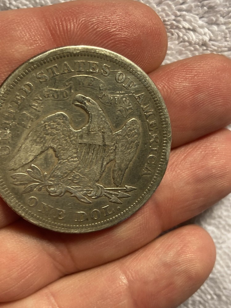 1871 seated liberty dollar