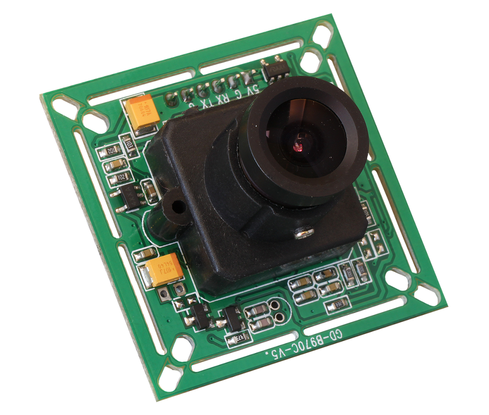 C429-L28 JPEG Compression VGA Camera Module WITH IR-CUT filter mounted on sensor