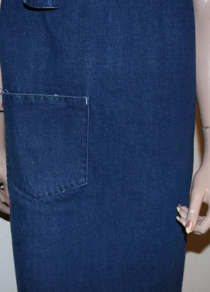 selvedge edge blue denim work apron