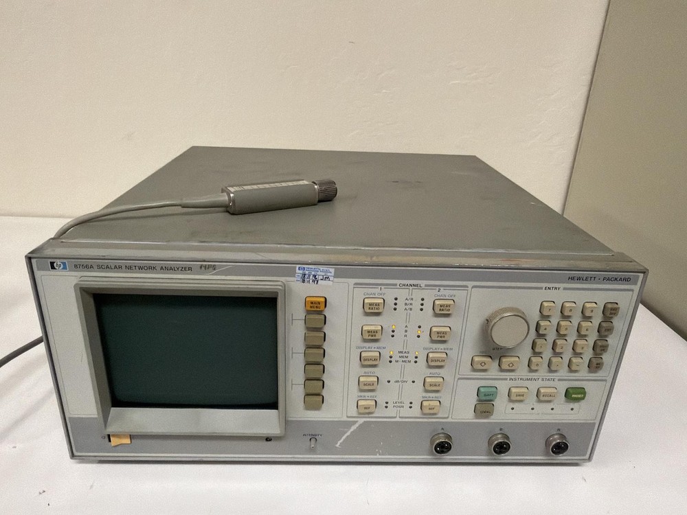 HP 8756A SCALAR NETWORK ANALYZER W/ 11664A DETECTOR