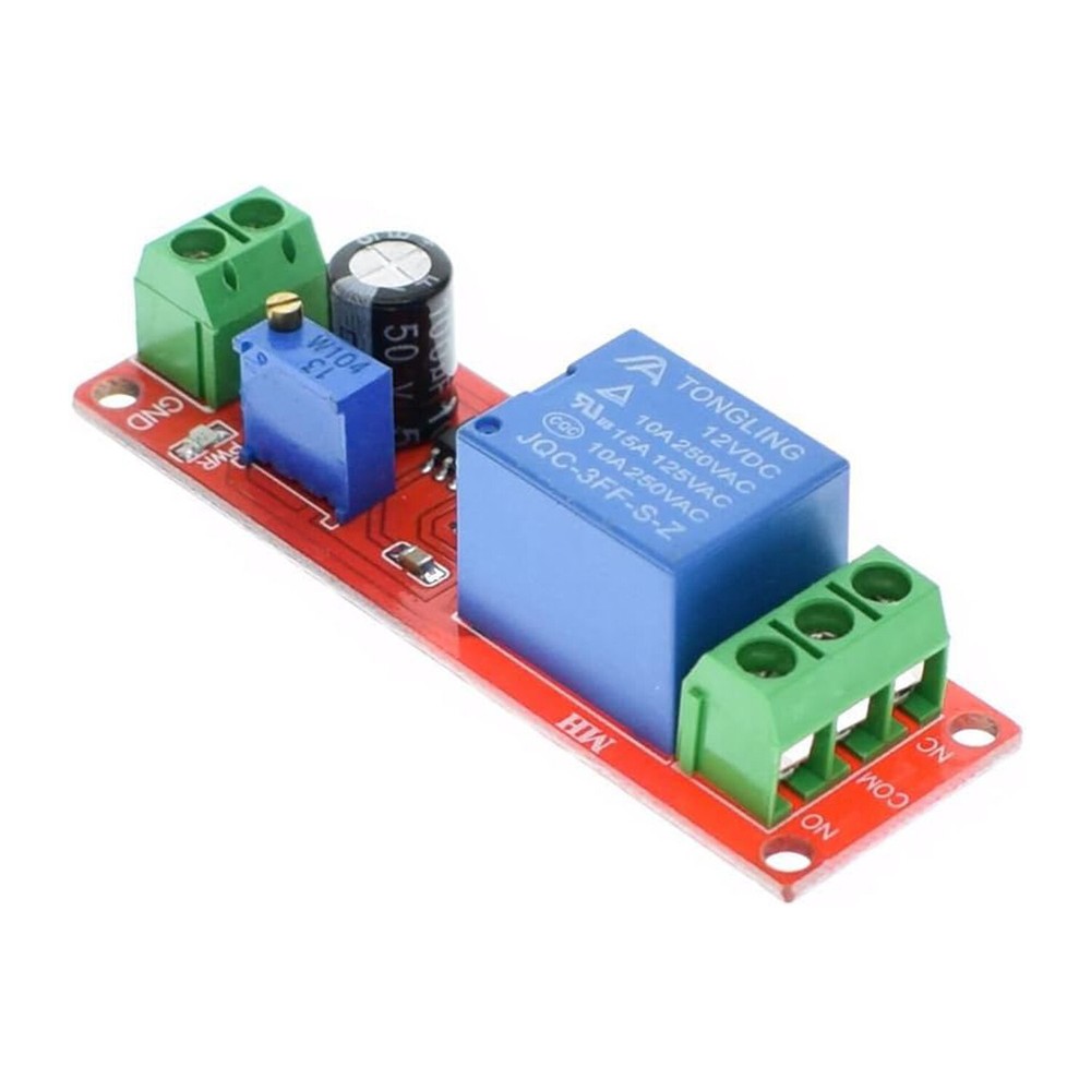 Lots Of DC 12V Delay Relay Shield NE555 Timer Switch Adjustable Module US Stock