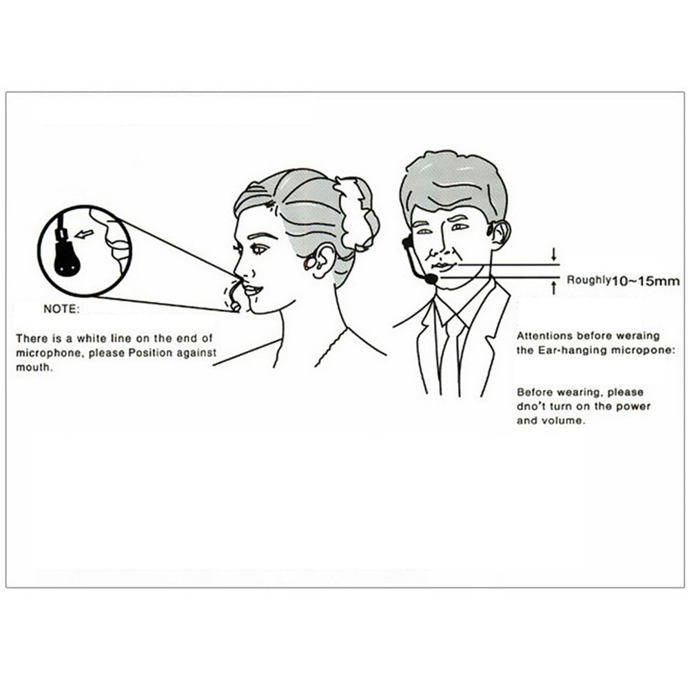 Headset Microphone Head-mounted Wired Headset Microphone Microphone Headset New