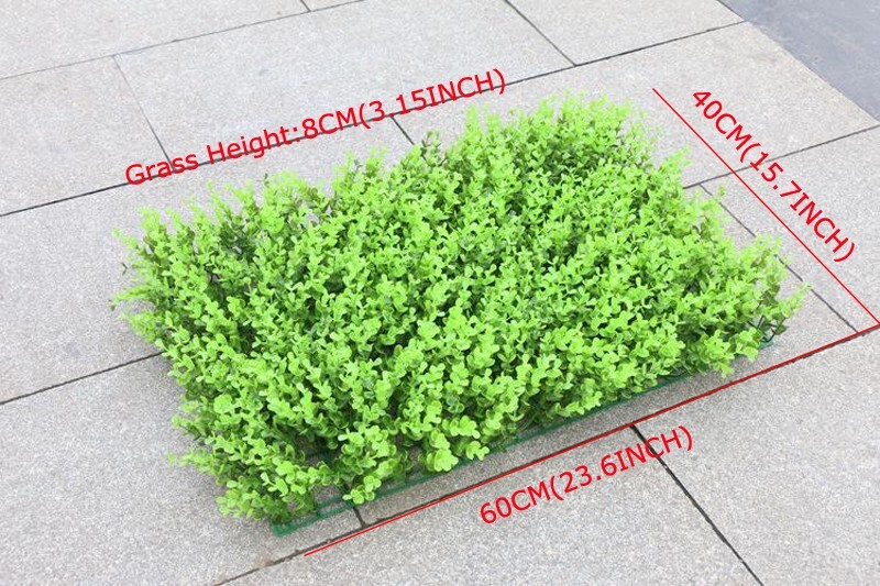 Plastic Encrypted Eucalyptus Simulation Plant Background Decoration 23.6x15.7''