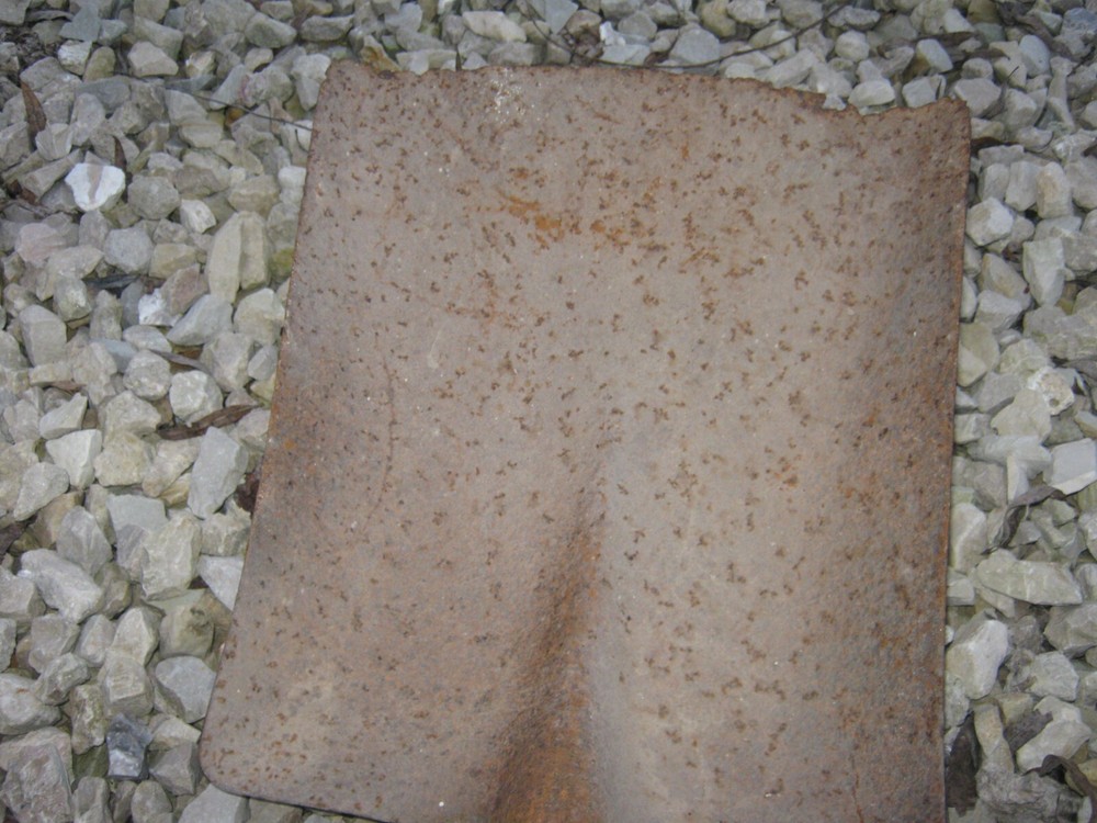 no handle Rusty Rustic Original Vintage Primitive Metal Shovel