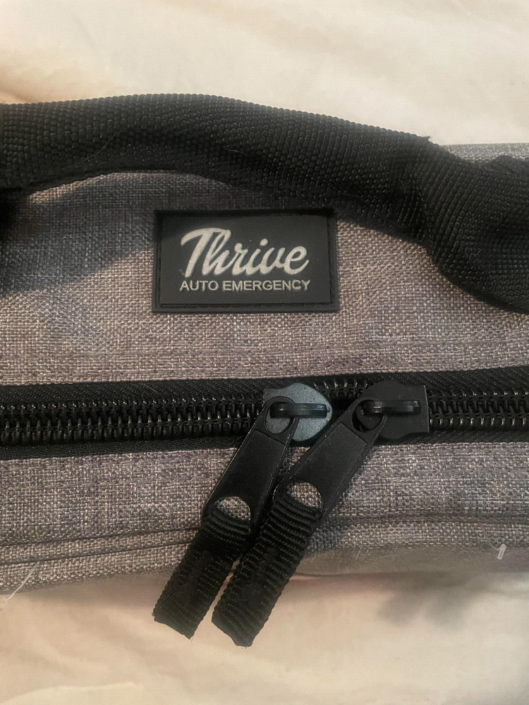 Thrive | Car Emergency Tool Kit with Jumper Cables + First Aid Kit