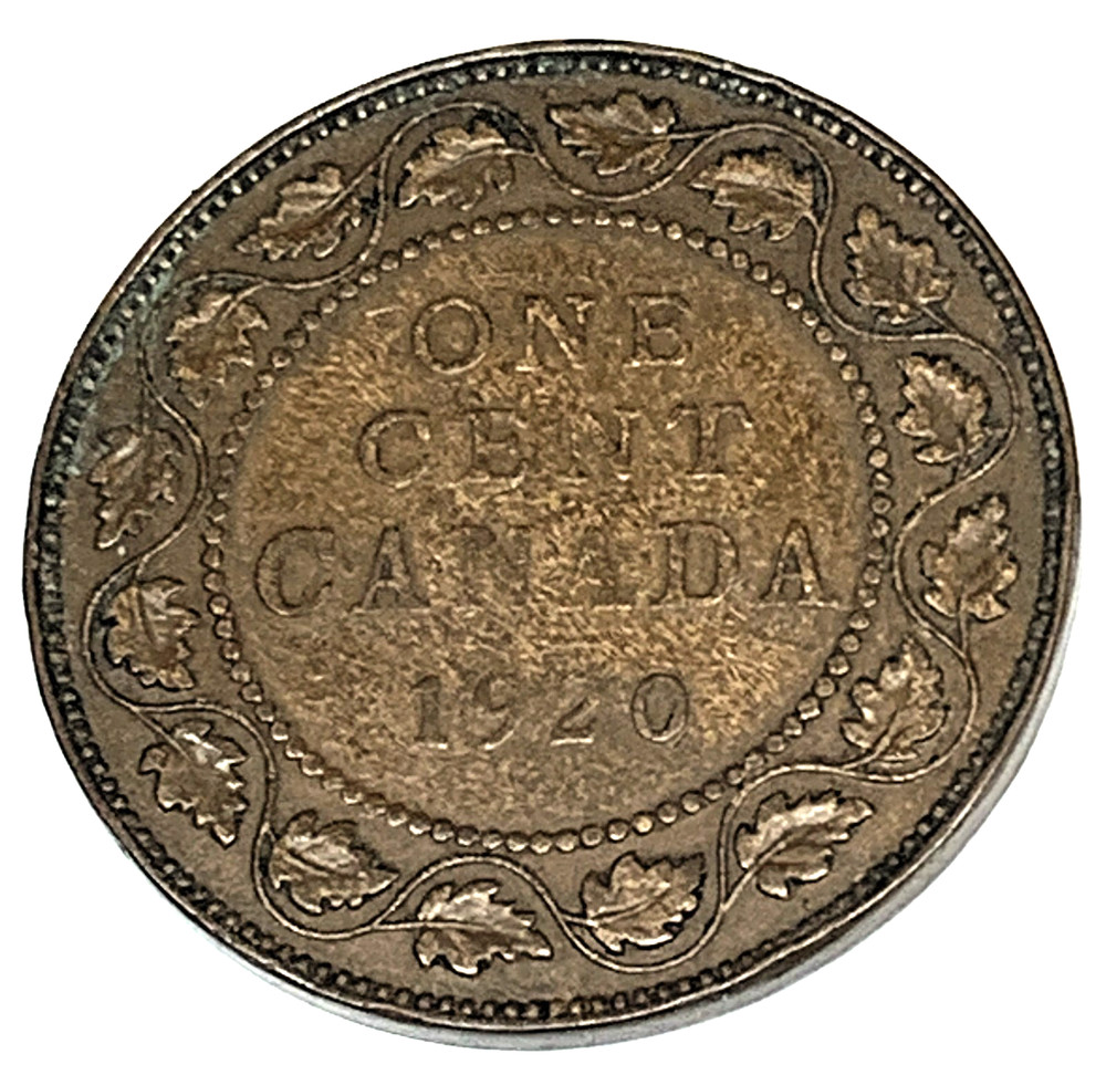 # C4369   CANADA      COIN,     LARGE CENT    1920