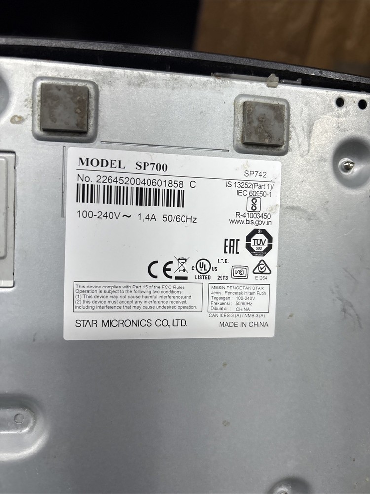 STAR SP700 SP742 Ethernet Dot Matrix POS Receipt Printer -Read