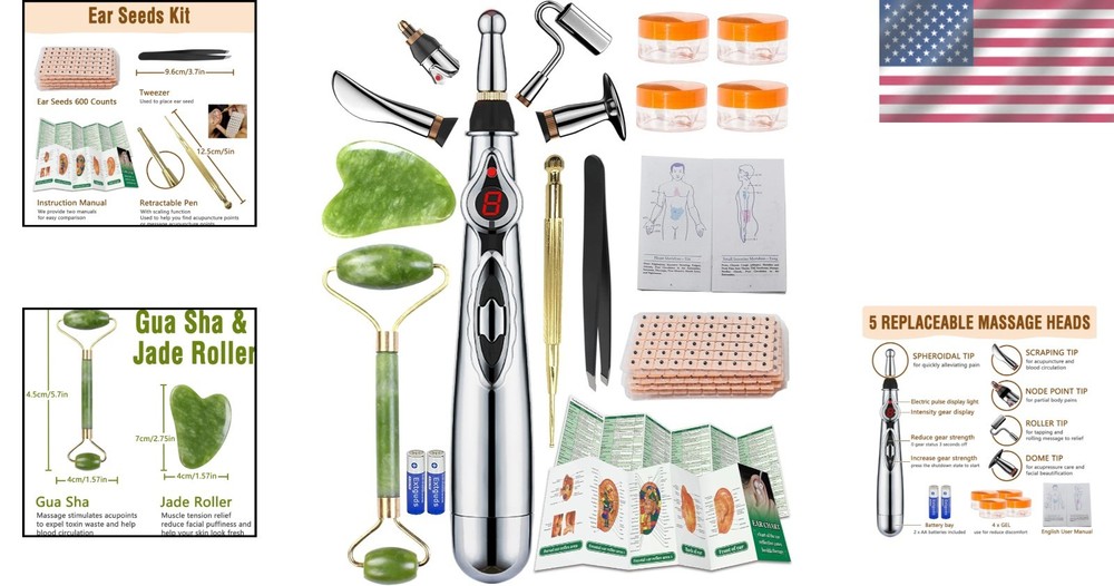 Ultimate Acupuncture Solution: Electronic Pen, Gua Sha & Complete Kit Included