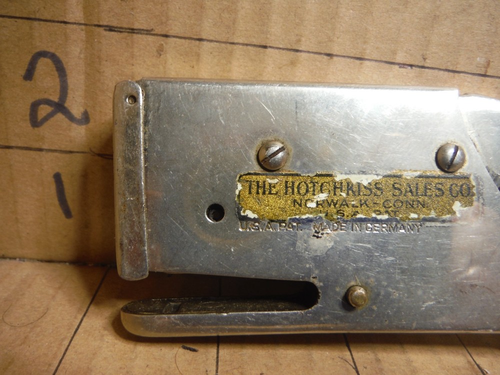 vintage hotchkiss 54 stapler