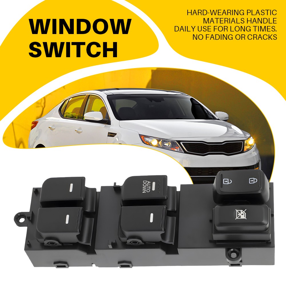 Car Front Left Driver Side Power Window Control Switch For 2011-2013 Kia Optima