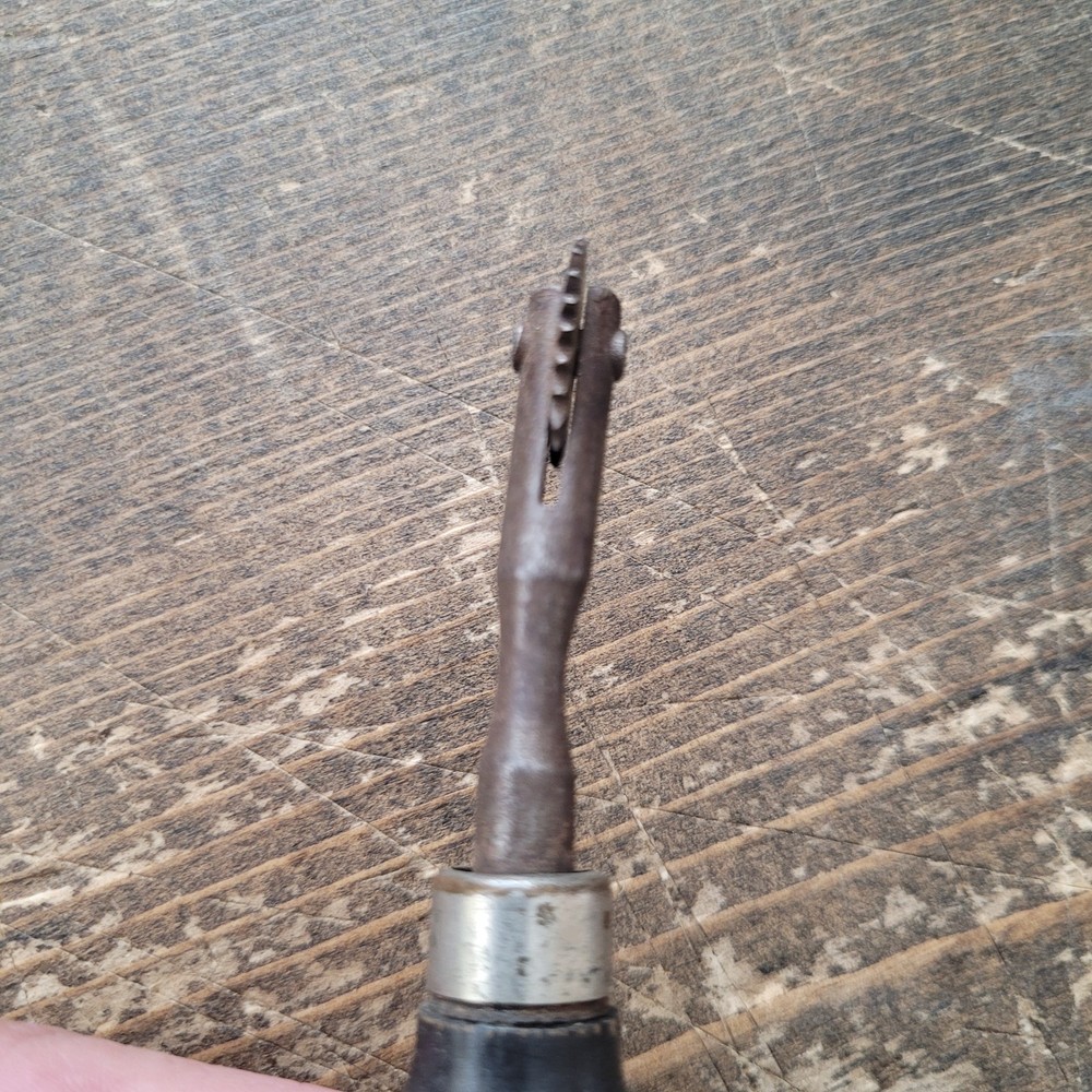 Vintage Antique Black Wood Handle Sewing Tool Tracing Wheel