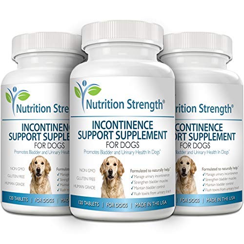 Nutrition Strength Organic Dog Incontinence Support, Bladder Control Supplement