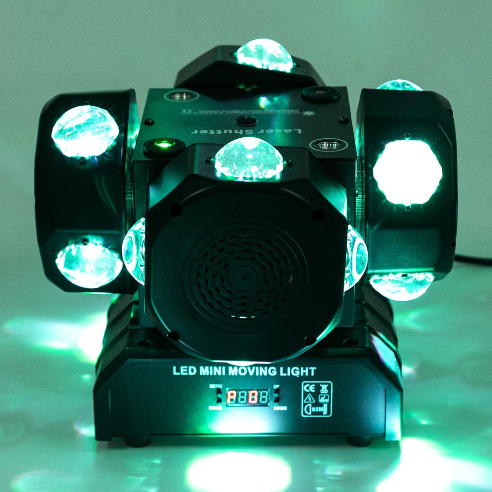 DJ Light DMX 512 Rotating Strobe Light Stage Lighting Effects Party Lamp 200W