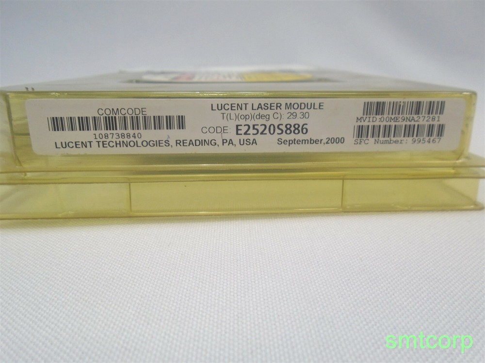 Lucent Fiber Optic Laser Module Part Number E2520S886