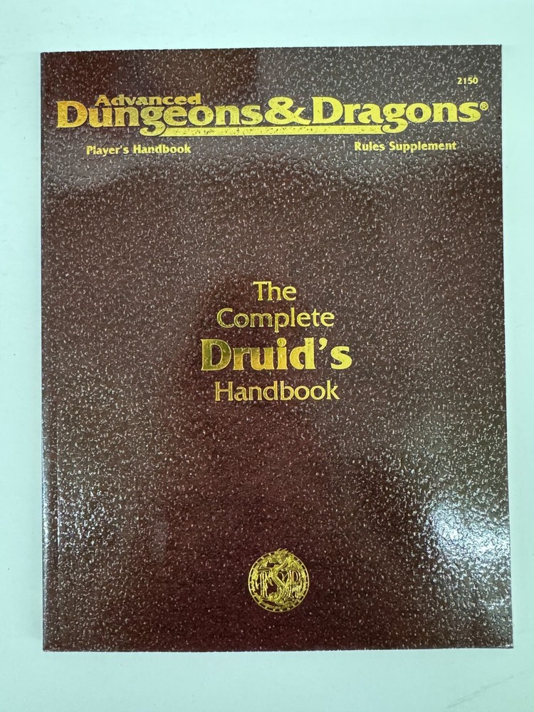 TSR AD&D  Complete Druid's Handbook 1st Ed 1994 #2150 Rules Supplement Handbook