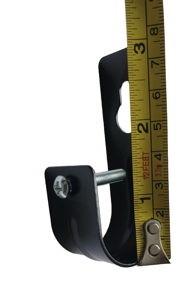 U hook bar holder de 3in X 1 in