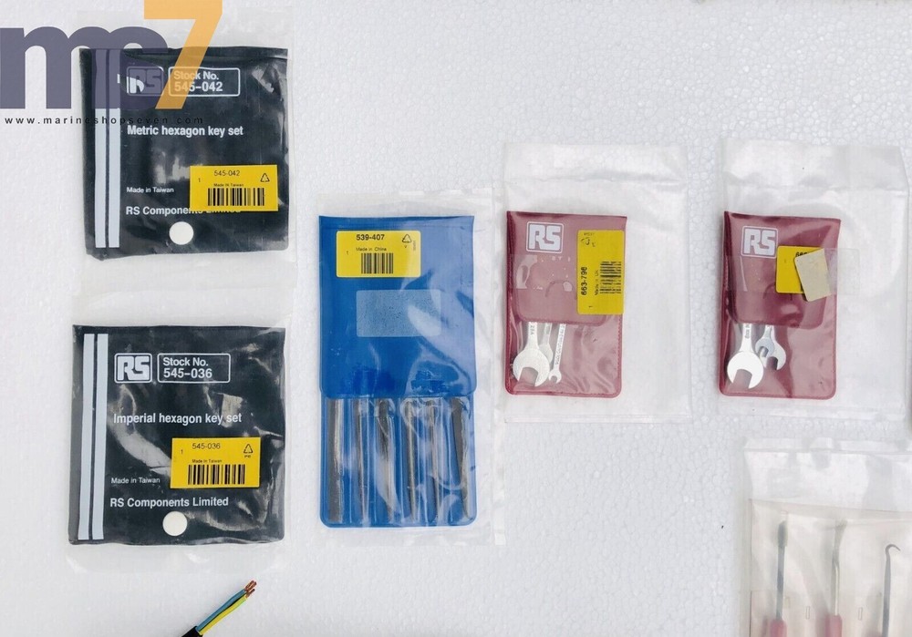 RS COMPONENTS ELECTRO-MECHANICAL TOOL KIT WITH ACCESSORIES AS SHOWN -NEW #2