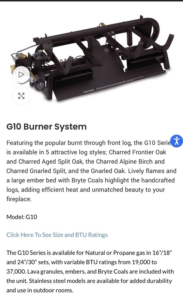 G10 24/30 Real Fyre