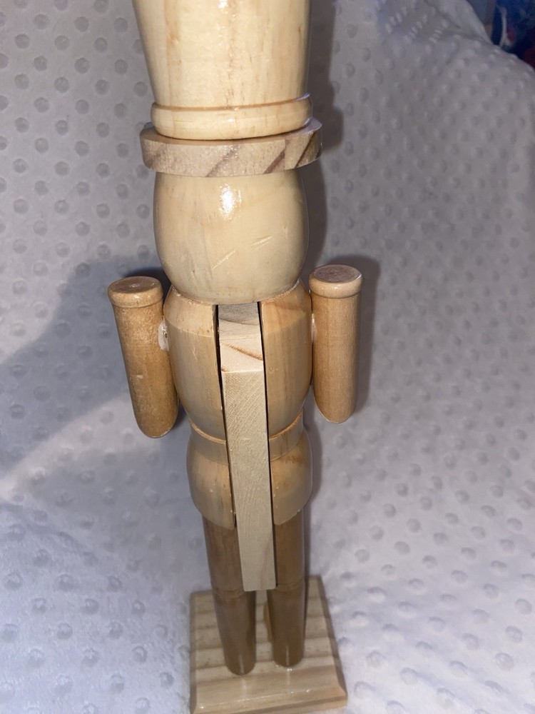 14.5" Natural Wood Drummer Nutcracker