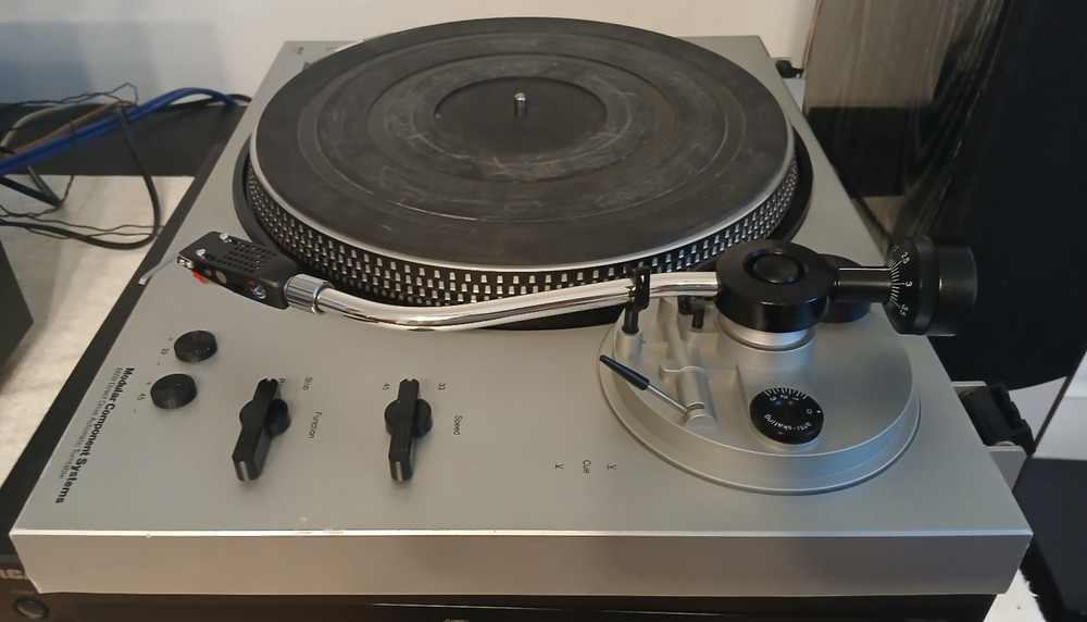 Modular Component Systems MCS 6602 Direct Drive Turntable Tested-Working-S.Video
