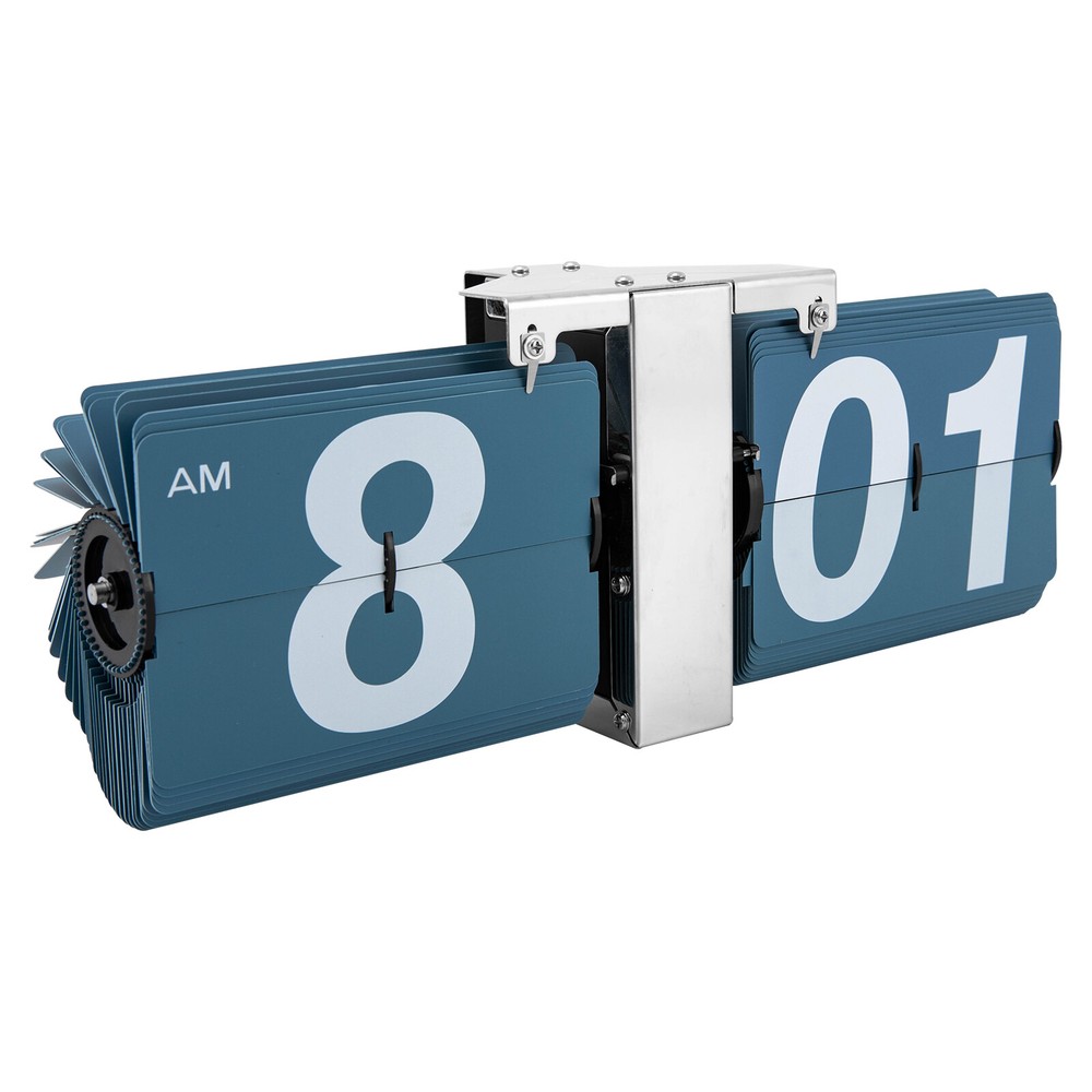 Retro Style Digital Flip Clock for Wall or Tabletop - Large Display