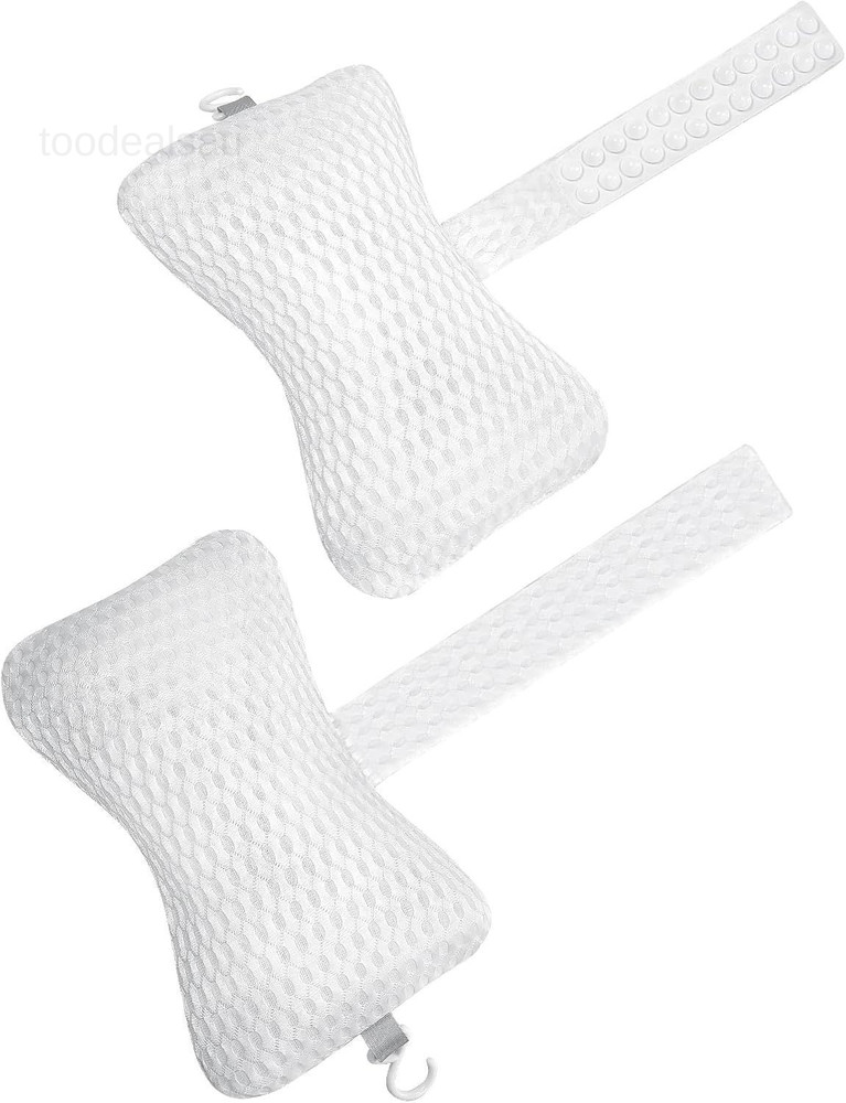 2 Pack Hot Tub Pillow, Headrest Suitable for Outdoor Tubs White