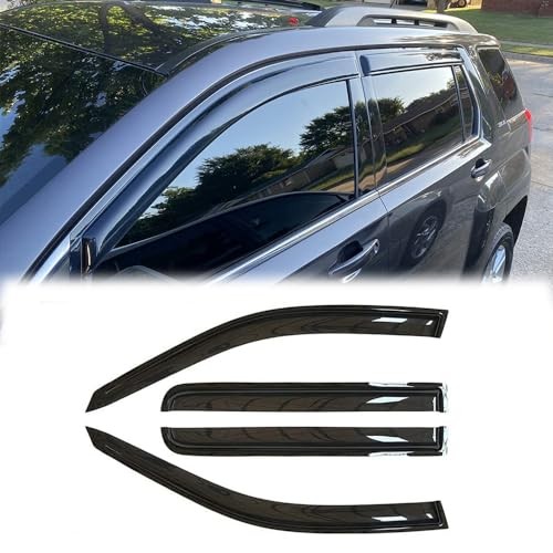 94167 Sunproof Waterproof Side Window Wind Deflector, 4pcs Protective
