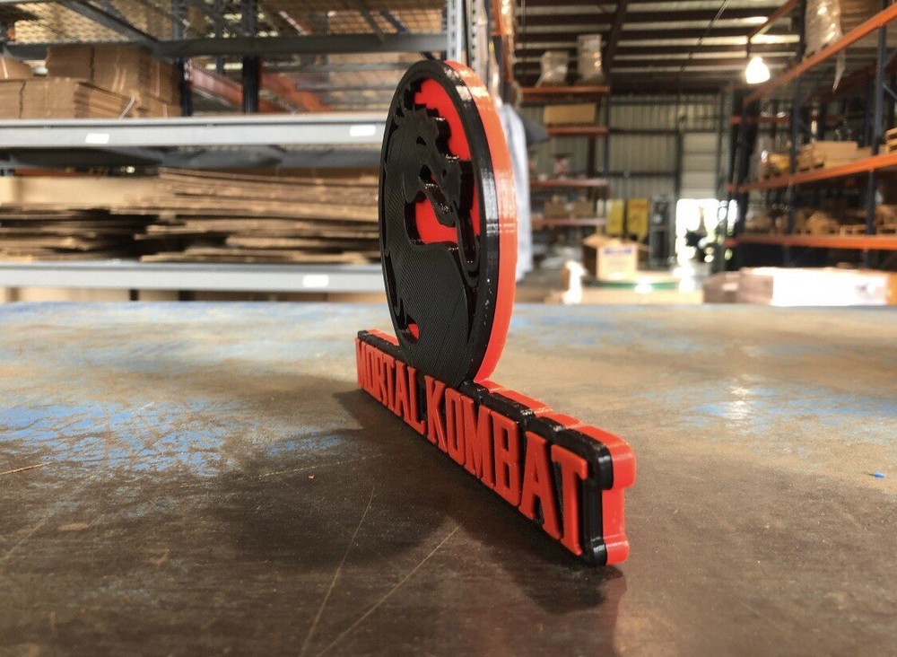 Mortal Kombat Logo/ Shelf Display