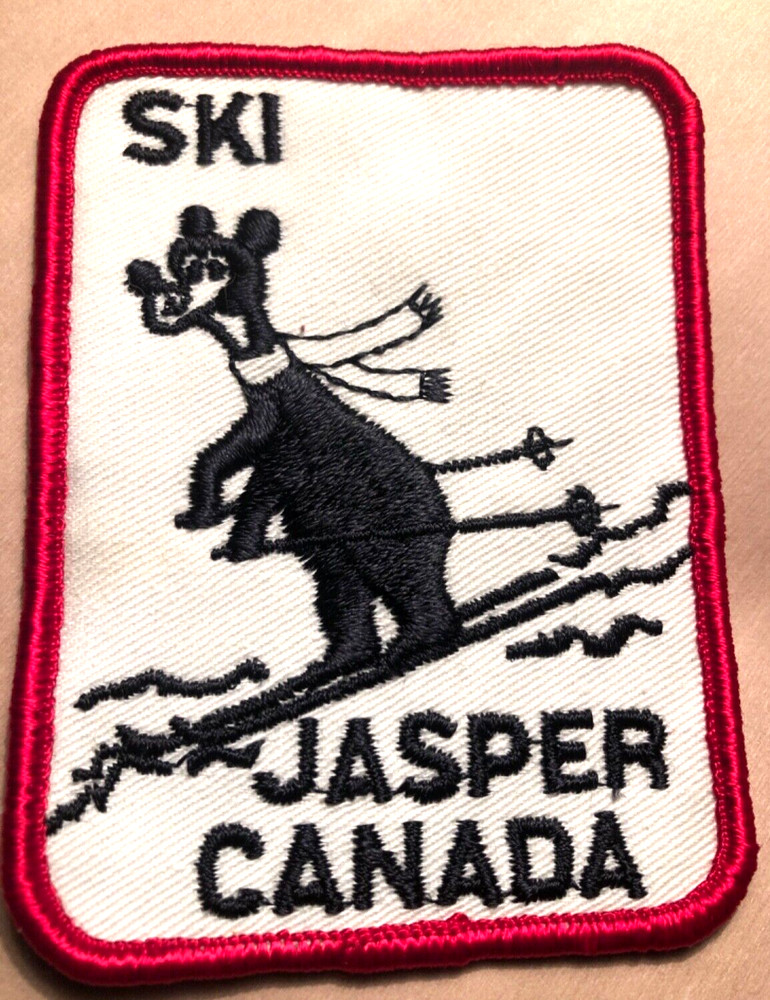RARE Ski Patch - Ski Jasper Canada
