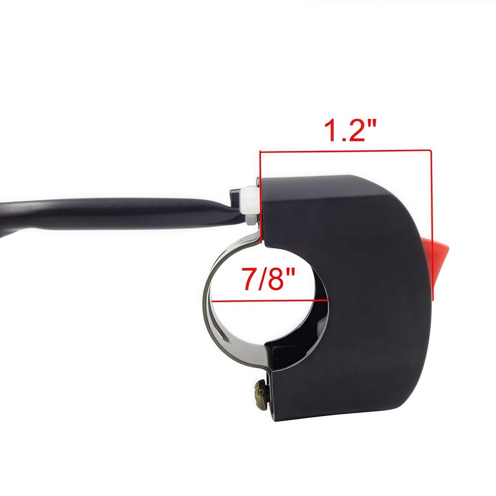 ELIFEPARTS 7/8'' 22mm Handlebar Kill On Off Switch Compatible with Black