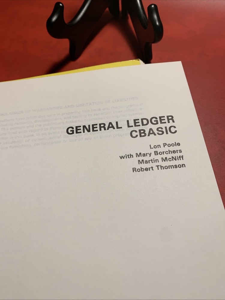 CBASIC Accounts Payable & Receivable/Payroll Cost/ General Ledger