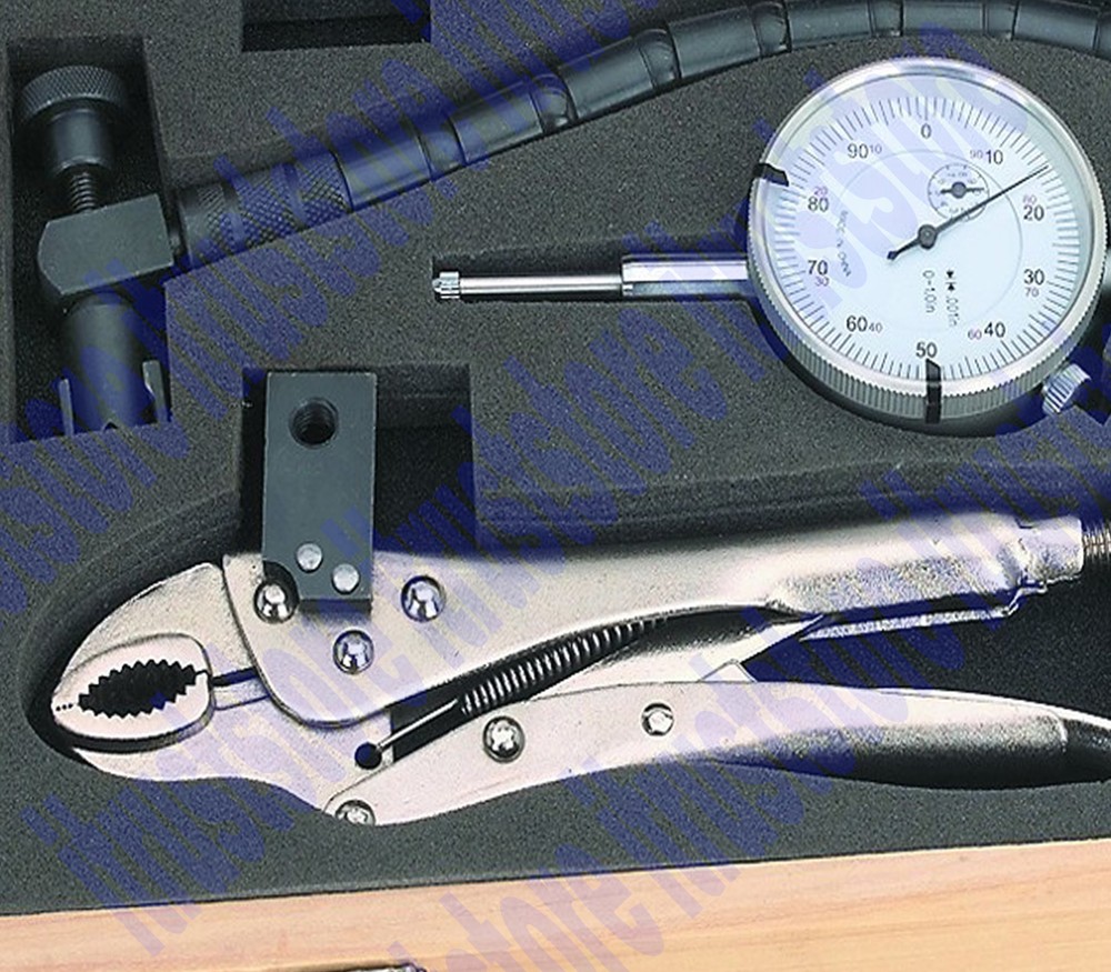 Clamping Dial Indicator For Machine Shop Auto Rotor Break Diagnostic Tool w Case