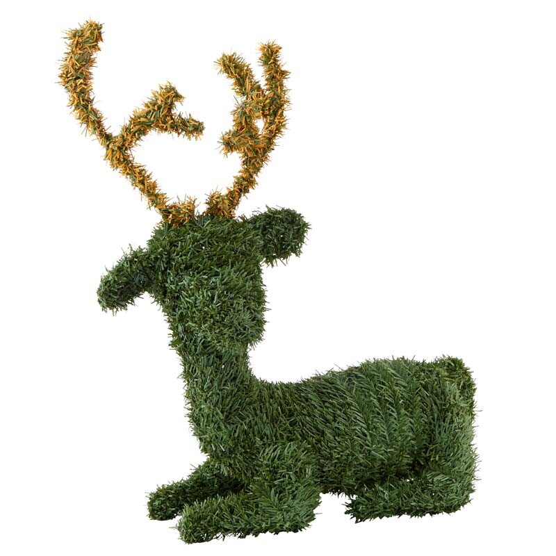 Sitting Pine Reindeer