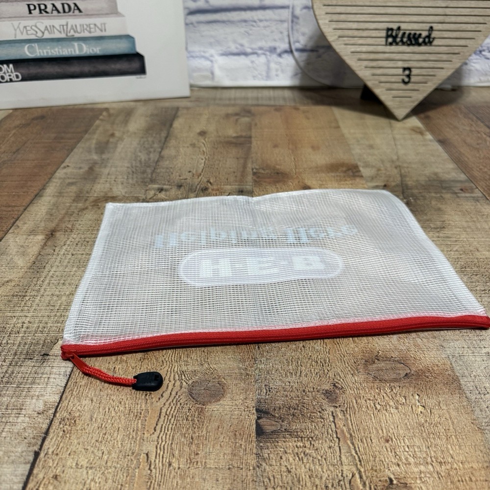 heb mesh cosmetic Reusable zipper pouch bag