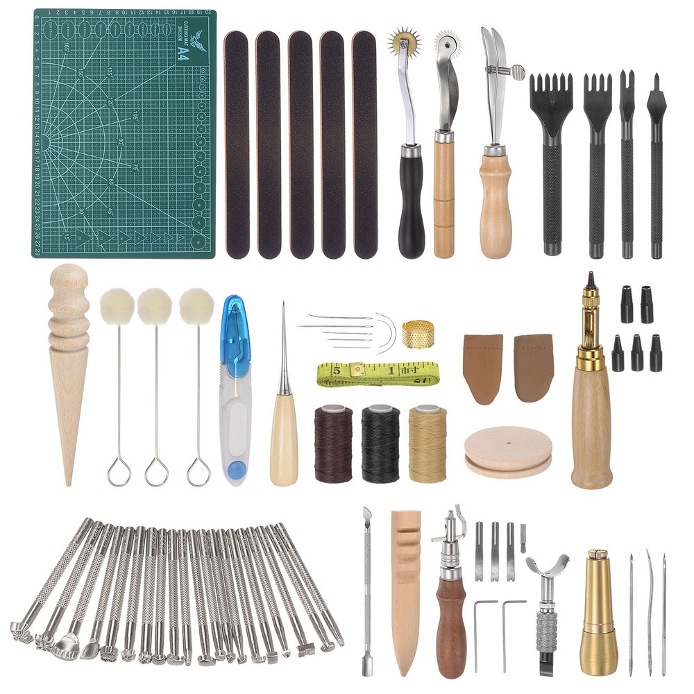 50pcs Leather Tools Hand Stitching Leather Working Tools