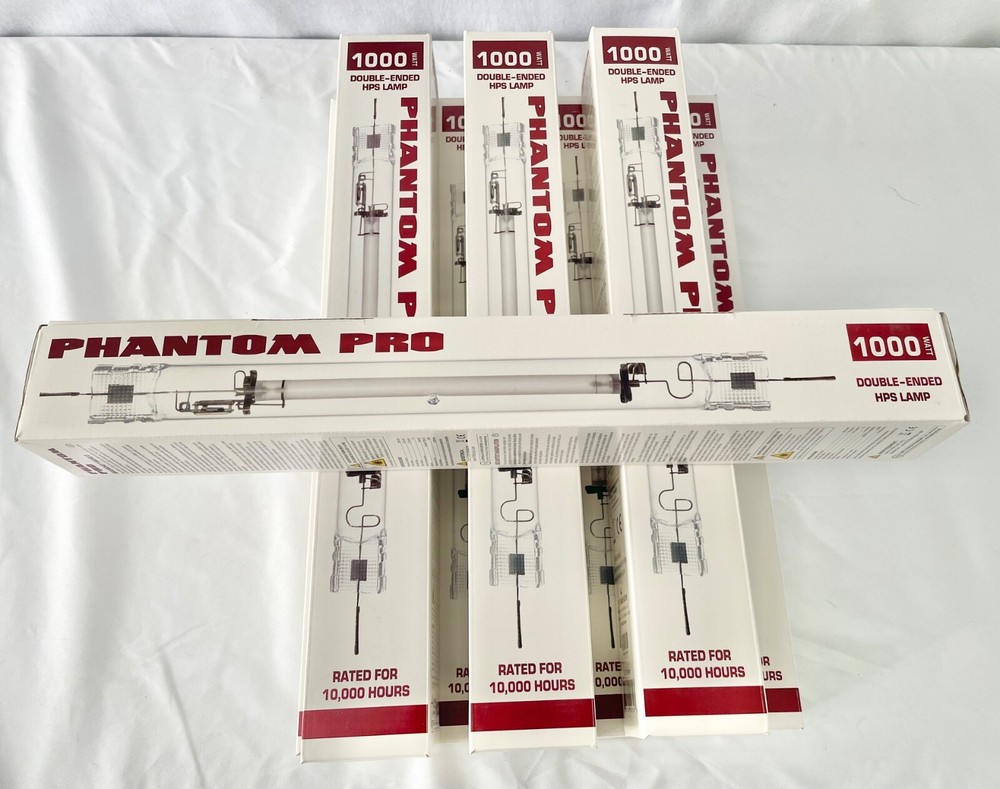 Grow light Phantom Pro 1000w DE Double Ended HPS Light Bulbs TESTED
