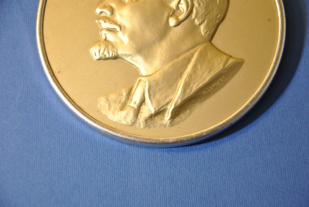 Vintage Soviet plaque. Vladimir Lenin. USSR. Original